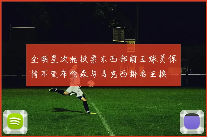 全明星次轮投票东西部前五球员保持不变布伦森与马克西排名互换